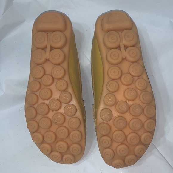 NABEIMEI Yellow Leather Loafers Size 39 us 6.5 - Picture 9 of 9